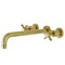 Kingston Brass KS8057BEX Wall Mount Tub Faucet, Brushed Brass KS8057BEX - alternate 1